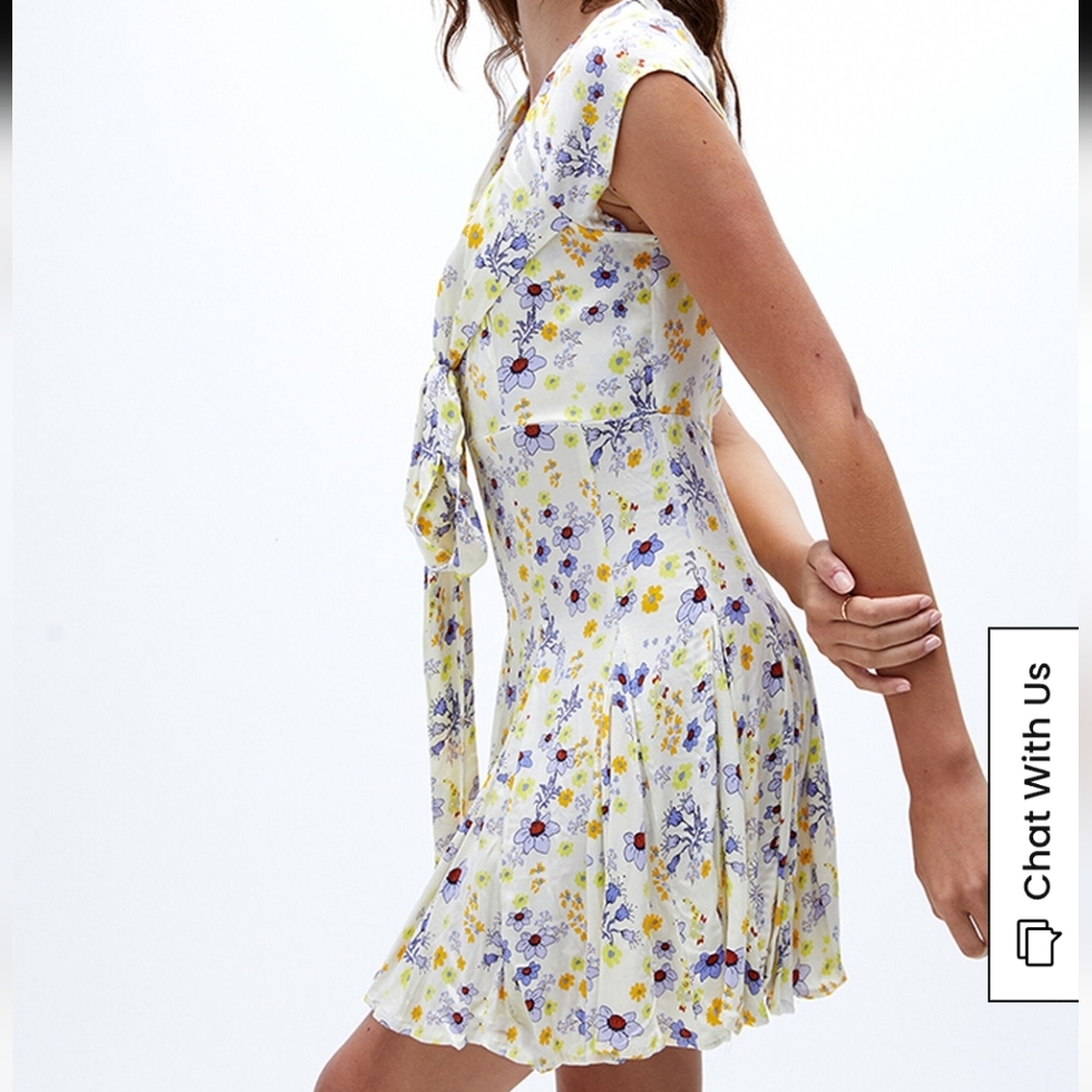 Free People Floral Print Women's Dress Size Large Brand New